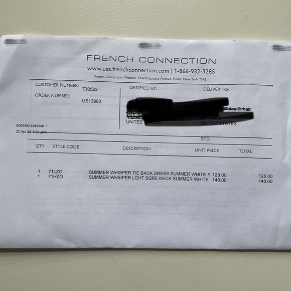 NEVER WORN NWT French Connection 71hzo Summer White Square Neck Dress - Picture 7 of 11